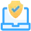 Icon representing data security